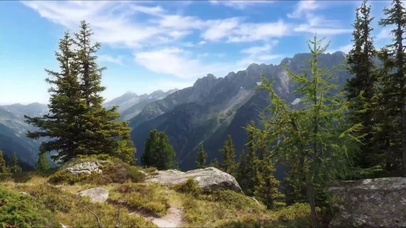山顶自然风景