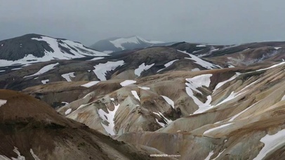 治愈风景壮阔雪山群山叠嶂