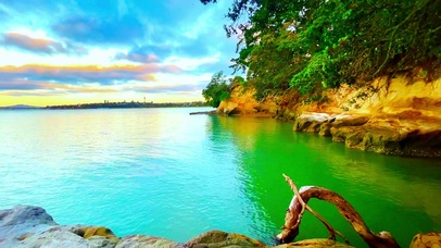 唯美朝霞海岸 4K