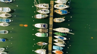 游艇码头（上帝视角）