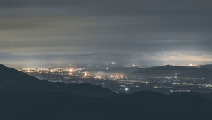 城市夜景延时