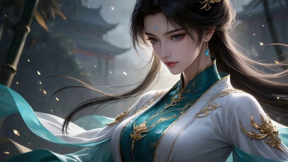 青衫逸影