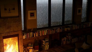 雨夜书房