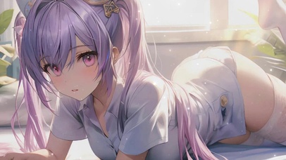 紫发女孩