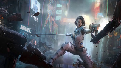 赛博朋克街头战斗