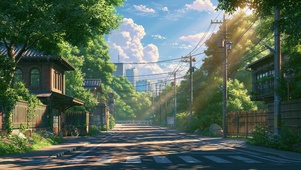 夏日街道