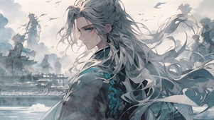 水墨少年