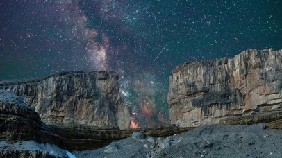 唯美星空流星雨动态视频背景