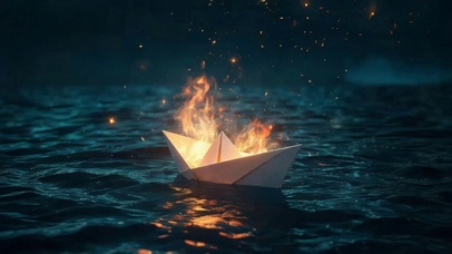 燃舟渡海