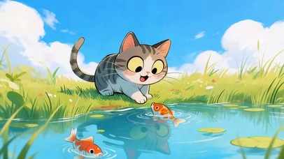 小猫的鱼塘