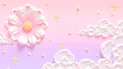 云朵与花儿的絮语