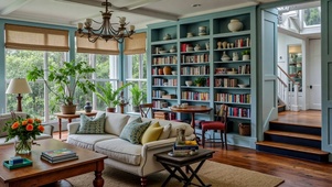 【雨景】舒适的欧式客厅