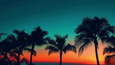 唯美治愈 夕阳下的美景