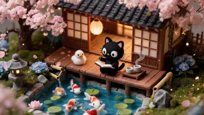 微缩日式庭院