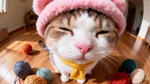 暖阳睡意萌宠猫咪特写