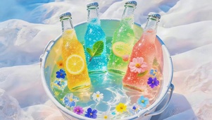 夏日清凉汽水