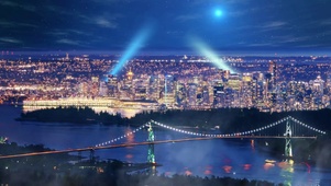 唯美梦幻城市夜景