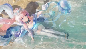 海边沙滩心海