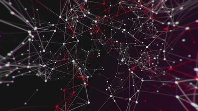 4K 高清 红色与白色抽象线条