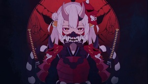 百鬼綾目面具武士少女
