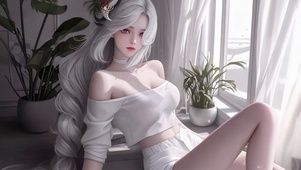 居家甜美少女