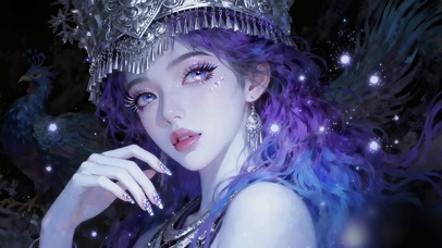 紫孔雀苗疆美女