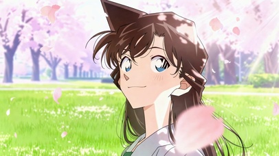 樱花树下清纯小兰