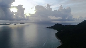 清晨海面