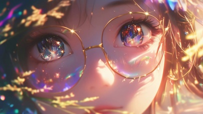 眼中藏着银河星海