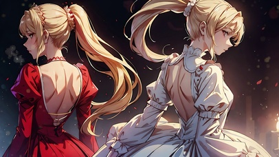 宫廷舞会的高贵朱丽叶双子