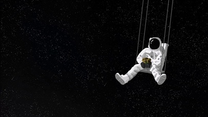 我在太空荡秋千