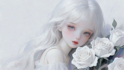 白玫瑰清纯BJD少女