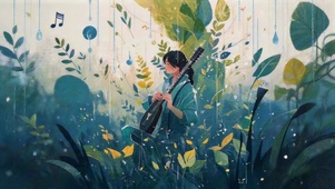 弦上绿意