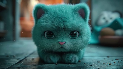 呆萌可爱猫星人