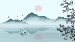 青山竹叶林