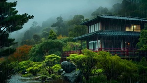 烟雨山中别墅