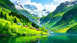 山川绿景