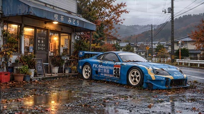 街道的赛车