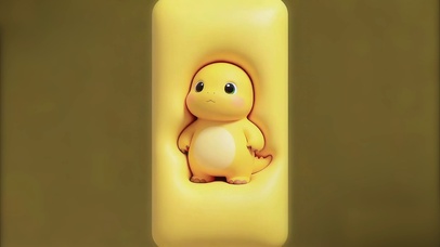 呆萌可爱3D小奶龙