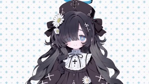 黑发可爱少女