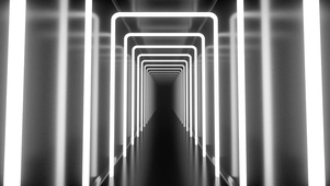 白色霓虹灯
