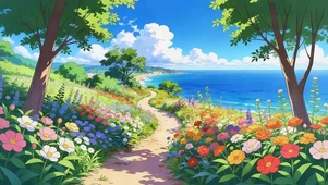 晴空海景