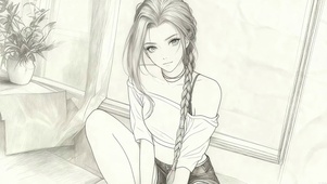 素描金克丝Jinx