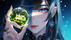 水晶球女孩