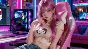 二次元纯欲美女壁纸