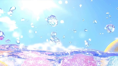 夏天柠檬冰带鱼屏