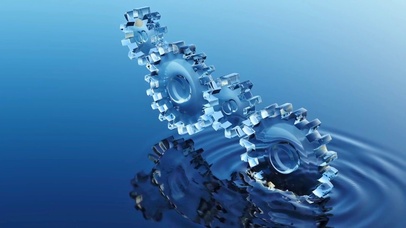 治愈水晶齿轮4K