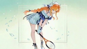 清新网球少女