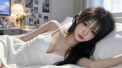 可爱居家性感女孩