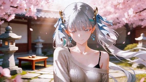 治愈吊带裙女孩
